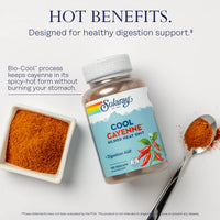Thumbnail for SOLARAY Cool Cayenne Pepper 40,000 HU, Cayenne Pepper Capsules, Digestion Aid, Bio-Cool Process, Lab Verified, 60-Day Money-Back Guarantee, 90 Servings, 180 VegCaps