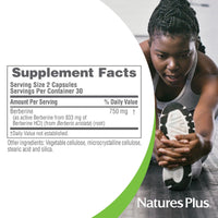 Thumbnail for NaturesPlus PRO Berberine 750 mg - 60 Capsules - Supports Healthy Metabolism - Non-GMO, Vegan & Gluten Free - 30 Servings