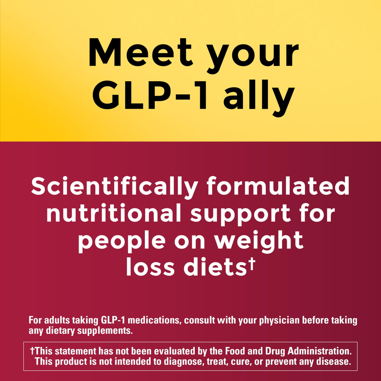 Nature Made GLP-1 Companion Health Pack, Multivitamin for Women and Men, Magnesium, Calcium, Vitamin D & B12, Nutritional Support for Weight Loss Diets, 30 Packets
