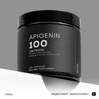 Thumbnail for Toniiq Ultra High Strength Apigenin - 100mg Concentrated Formula - 98%+ Highly Purified - 180 Vegetarian Capsules