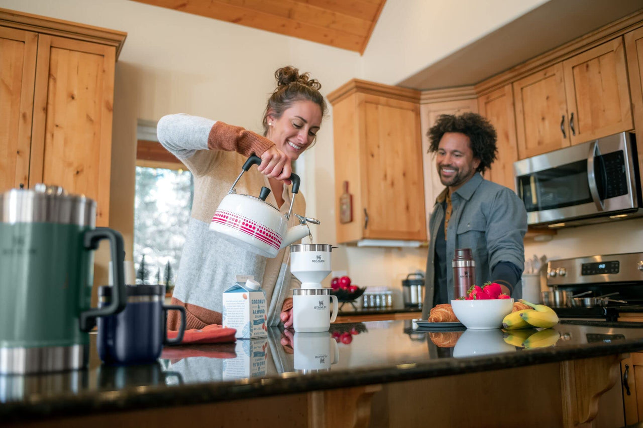 Stanley Classic The Perfect-Brew Pour Over Gift Set Elevate Your Coffee Experience with Precision Pouring and Timeless Style | 20oz/12oz | Polar