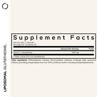 Thumbnail for Codeage Liposomal Glutathione Supplement - Pure Reduced Setria L-Glutathione, Liposomal Delivery, Phospholipid Complex - Encapsulated Glutathione Powder Pills - Vegan, Non-GMO - 60 Capsules