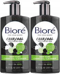 Thumbnail for Biore Deep Pore Charcoal Cleanser, 6.77 Fl Oz (Pack of 2)