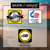 Thumbnail for MASON NATURAL Vitamin B1 (Thiamin) 100 mg - Healthy Conversion of Food into Energy, Supports Nerve and Immune Health, 100 Tablets