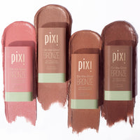 Thumbnail for Pixi Beauty Golden Gleam On-the-Glow Trio: Blush, Bronzer, and Highlighter Routine