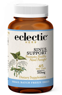 Thumbnail for Eclectic Herb - Sinus Support Capsules | Sinus, Nasal + Respiratory Support | Freeze Dried, Concentrated Herbal Supplement | Natural, Wildcrafted, Non-GMO, Gluten Free, Vegan (45 CT | 310 mg)