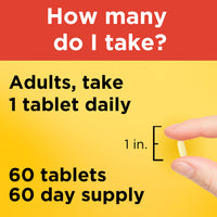 Thumbnail for Nature Made Vitamin C 1000mg with Rose Hips, Dietary Vitamin C Supplement for Immune Support, 60 Time Release Tablets, 60 Day Supply