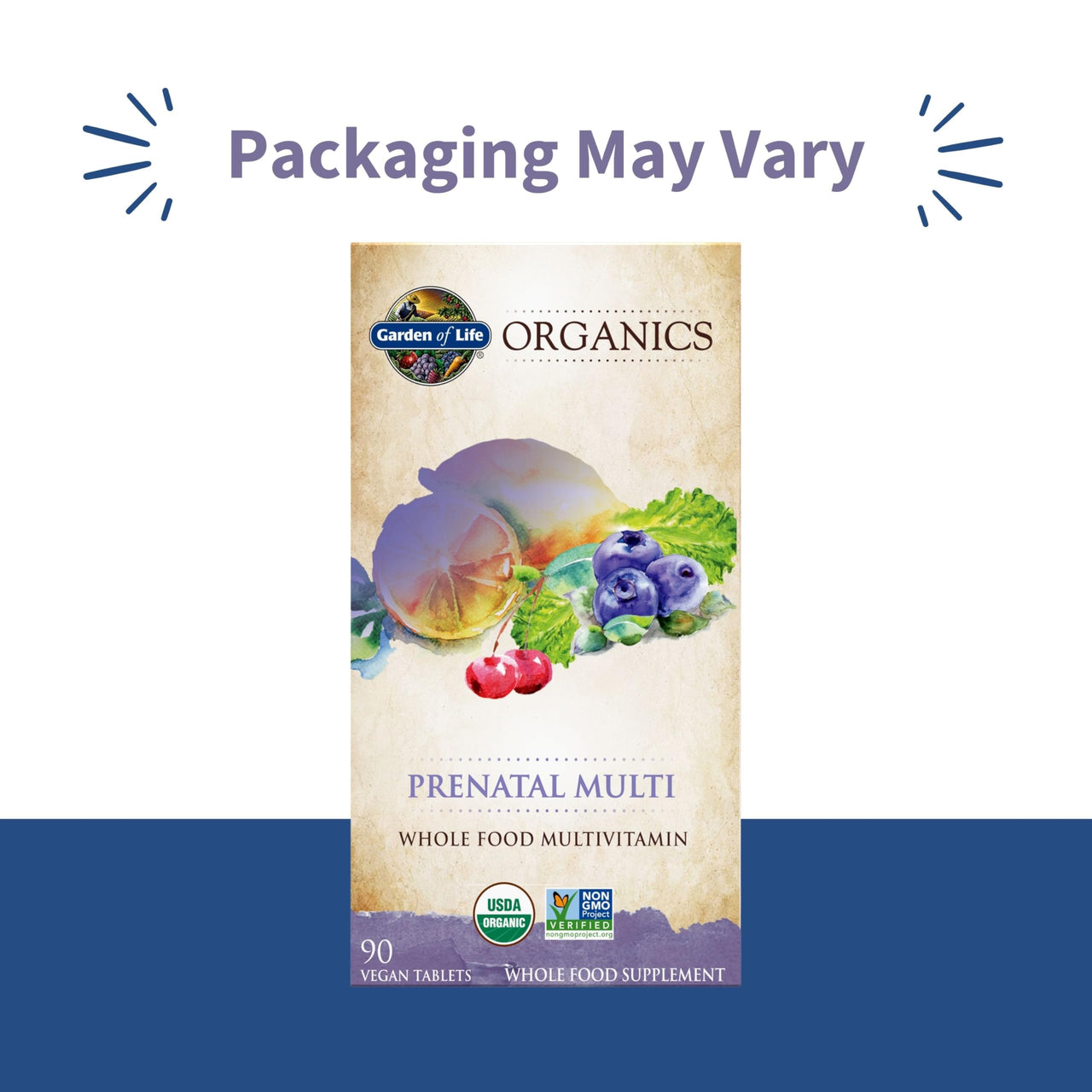 Garden of Life Organics, Prenatal Multi, 90 Vegan Tablets