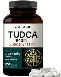 Thumbnail for TUDCA 500mg with OX Bile 125mg Per Serving, 120 Capsules – Bile Salts Support, High Absorption Livamate Formula | Liver Cleanse Detox & Repair Supplement | Natural Bitter Taste – Third Party Tested