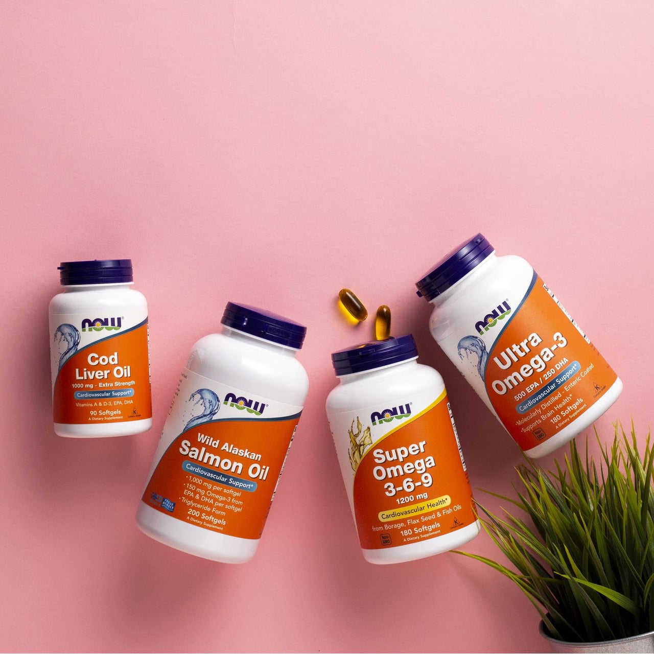 NOW Foods Supplements, Cod Liver Oil, Extra Strength 1,000 mg with Vitamins A & D-3, EPA, DHA, 90 Softgels