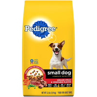 Thumbnail for Pedigree Dog Food, Dry, Small Dog, Grilled Steak and Vegetable Flavor, 3.5-Lb.