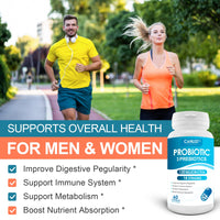 Thumbnail for CANLIST Probiotics 120 Billion CFUs 18 Strains, 3 Prebiotics & Digestive Enzymes for Men Women,Digestive & Immune Support,Shelf Stable Non-GMO 60 Capsules