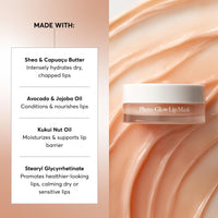 Thumbnail for Naturium Phyto-Glow Lip Mask, Hydrating & Moisturizing Balm, Restores & Replenishes for Nourishing Lips with Shea Butter, 0.5 oz
