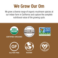 Thumbnail for OM MUSHROOM SUPERFOOD Coffee Latte Blend – Functional Mushroom Powder with Lion’s Mane, Cordyceps, Reishi & Chaga – Energy, Focus & Mental Clarity Support – 8.47 oz Canister (30 Servings)