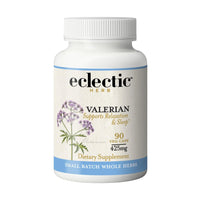 Thumbnail for Eclectic Herb - Valerian Capsules | Natural Relaxation + Sleep Support | Herbal Supplement | Vegan, Non-GMO, Gluten Free, Freeze-Dried (90 CT | 425 mg)