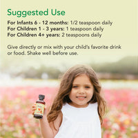 Thumbnail for CHILDLIFE ESSENTIALS Liquid Zinc Plus for Kids & Toddler - Liquid Supplement Drops, Zinc Gluconate & Copper for Immune Support - Mango Strawberry, 4 Fl Oz (Pack of 1)