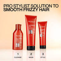 Thumbnail for Redken Frizz Dismiss Mask, Intense Smoothing Treatment For Unruly Hair - Ultra Hydrating Smoothing Hair Mask, Hydrates, Smooths and Tames Frizz