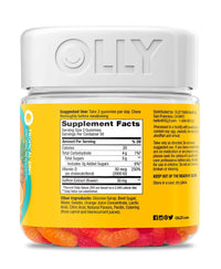 Thumbnail for OLLY Hello Happy Gummy Worms, Mood Balance Support, Vitamin D, Saffron, Adult Chewable Supplement, Tropical Zing - 60 Count