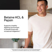 Thumbnail for THORNE - Betaine HCL & Pepsin - Digestive Enzyme & Hydrochloric Acid Supplement for Protein Digestion & Occasional Gas or Bloating Relief* - Third-Party Certified - Gluten & Dairy-Free - 225 Capsules