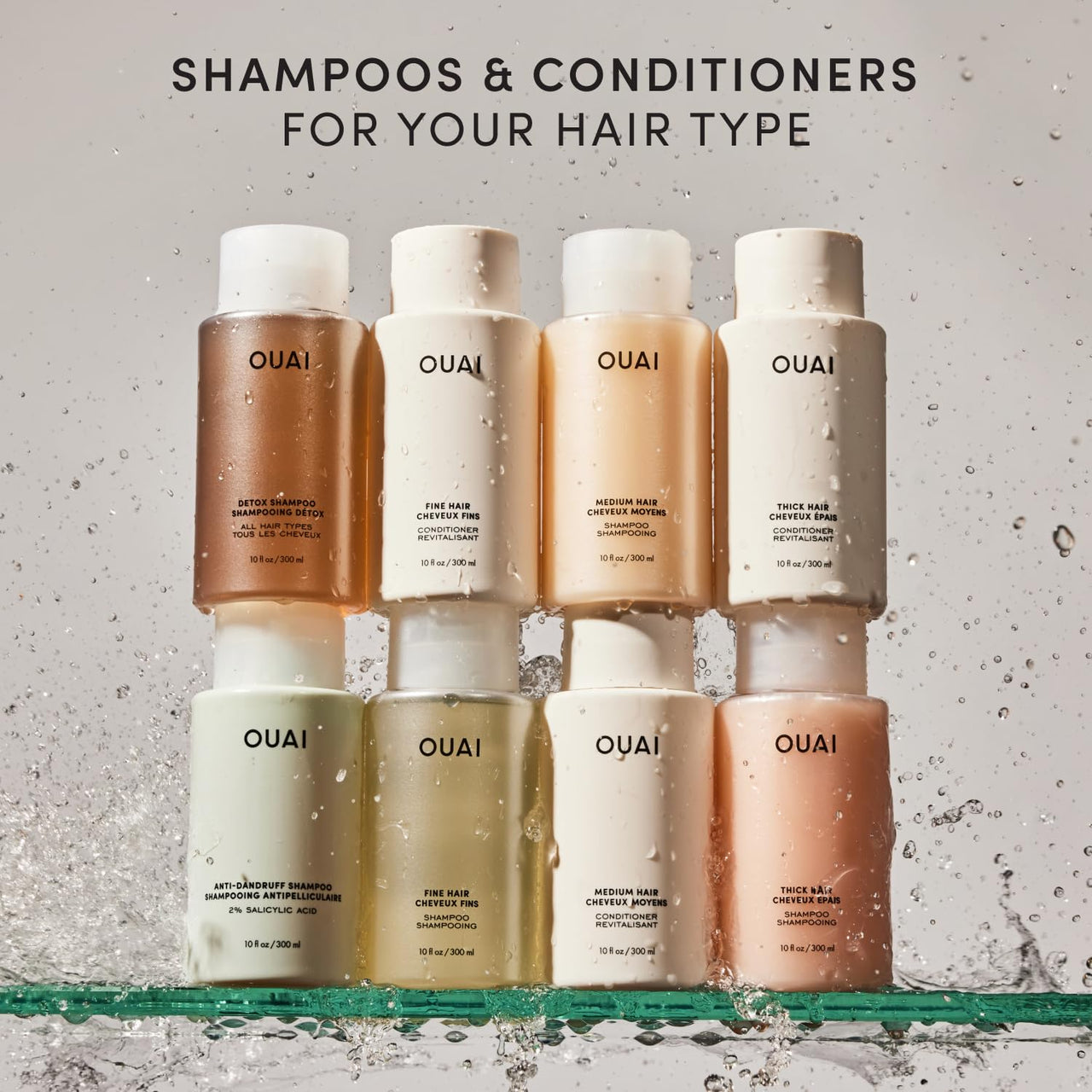 OUAI Thick Shampoo Refill - Moisturizing Shampoo with Keratin, Marshmallow Root, Shea Butter & Avocado Oil for Thick Hair - Strengthens & Hydrates - Paraben, Phthalate & Sulfate Free (32 Fl Oz)