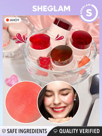 Thumbnail for SHEGLAM Jelly-Licious Hydrating Lip & Blush Tint-Ahoy