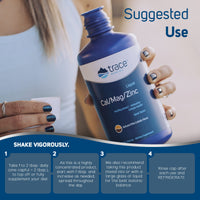 Thumbnail for Trace Minerals Cal/Mag/Zinc - Liquid Mineral Supplement for Natural Body Health - Bone, Muscle & Cellular Health - Supports Immunity & Energy - Gluten-Free - 16Fl Oz (32 Servings) - Pineapple Coconut