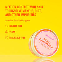 Thumbnail for Good Molecules Instant Cleansing Balm – Makeup Remover Balm with Sea Buckthorn and Shea Butter - Residue-Free, Fragrance-Free, Vegan Face Cleanser, 2.5 oz.