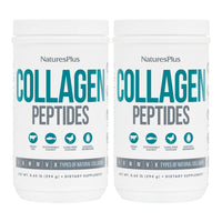 Thumbnail for NaturesPlus Collagen Peptides - 0.65 lbs Powder, Pack of 2 - Hair, Skin, Nail & Joint Health, Immune System Support - Non-GMO, Gluten Free - Up to 56 Total Servings