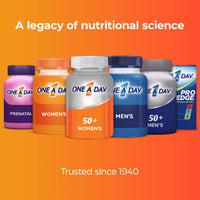 Thumbnail for One A Day Women’s 50+ Multivitamins, Supplement with Vitamin A, Vitamin C, Vitamin D, Vitamin E and Zinc for Immune Health Support, Calcium & More, 175 Count