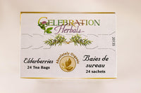 Thumbnail for Celebration Herbals Organic Elderberries Tea Bags 24 Count