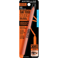 Thumbnail for MAYBELLINE New York Tattoo Studio Long-Lasting Sharpenable Eyeliner Pencil, Glide on Smooth Gel Pigments with 36 Hour Wear, Waterproof Orange Flash 0.04 oz