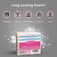 Thumbnail for De La Cruz Magnesium Carbonate Gym Chalk - Weightlifting, Gymnastics and Rock Climbing Chalk - 1 Block
