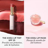 Thumbnail for TATCHA The Kissu Lip Tint SPF 25 - Plum Blossom | Hydrating Tinted Lip Sunscreen, 0.14 oz