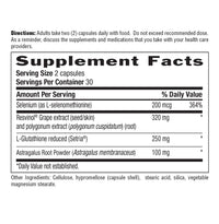 Thumbnail for Country Life Ageless Theory Telomere Support- Certified Vegan and Gluten Free - Anti Aging Supplement - 60 Capsules - Resvinol Grape Extract - Immune & Cardiovascular Support
