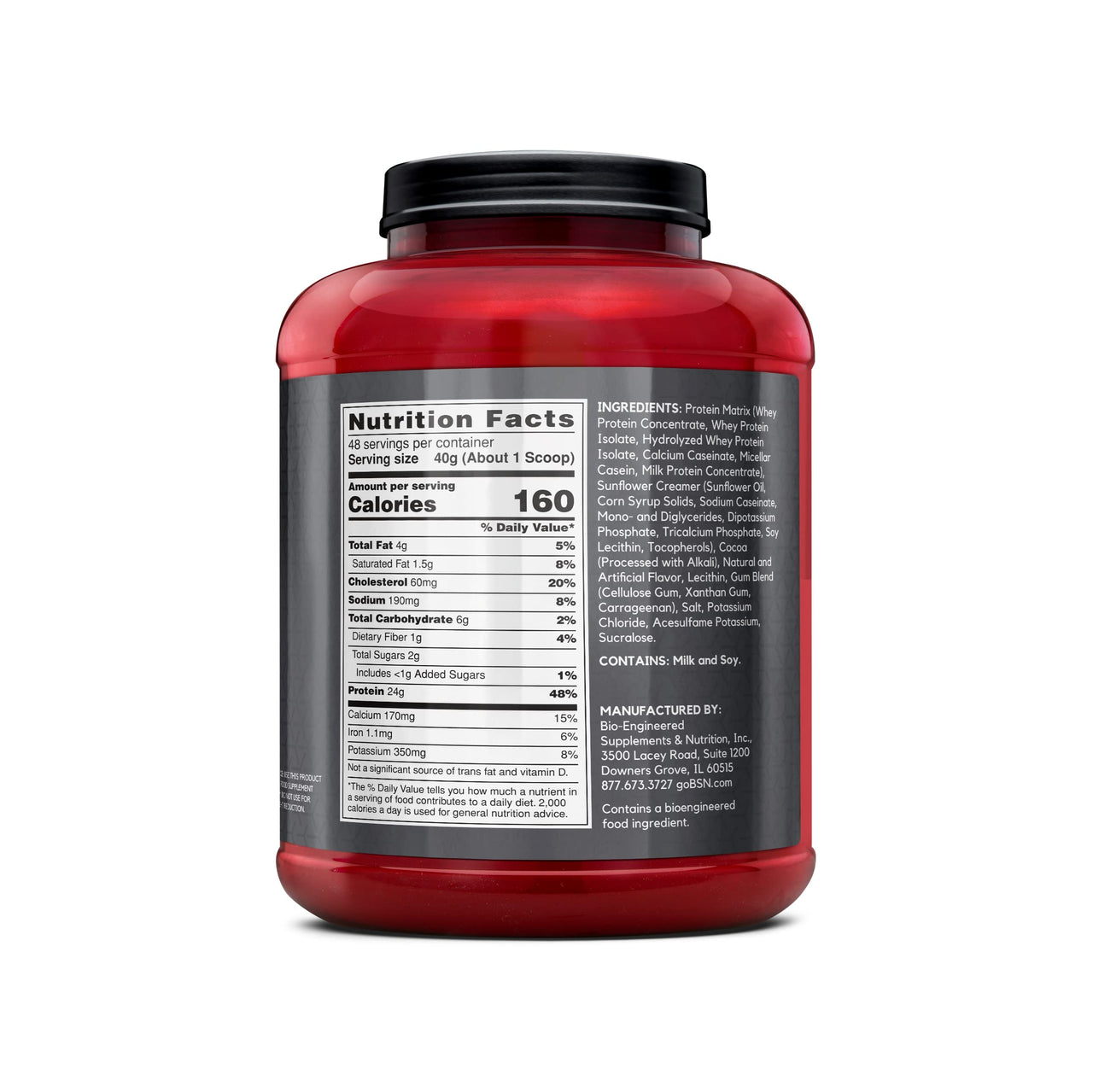 BSN SYNTHA-6 EDGE Protein Powder, Chocolate Flavored Powder with Hydrolyzed Whey, Micellar Casein, for Muscle Gain, Low Sugar, 24g Protein, Chocolate Milkshake, 48 Servings, 4.23 Pound (Pack of 1)