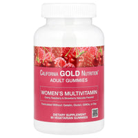 Thumbnail for California Gold Nutrition Women’s Multivitamin Gummies, Cherry, Strawberry, and Raspberry, 90 Gummies