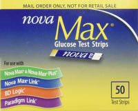 Thumbnail for NovaMax Glucose Test Strips, Box of 50 Strips