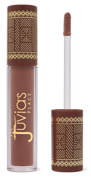 Juvia's Place Coffee Shop Lip Gloss - Brown Sugar - Hydrating Butter Lip Gloss for Women, Long-Lasting Shine, Moisturizing Glass-like Finish, Plumping Non-sticky, Suitable for every vibe