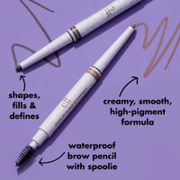 Thumbnail for e.l.f. Instant Lift Waterproof Brow Pencil, Long-Lasting Eyebrow Pencil For Grooming & Shaping Eyebrows, Vegan & Cruelty-free, Taupe
