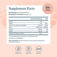 Thumbnail for Youtheory Collagen Powder - Hydrolyzed Collagen Peptides with Vitamin C - Supports Healthy Bones, Joints & Immune System* - Vanilla - 10 oz (12 Servings)