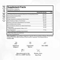 Thumbnail for Codeage GLP-Harmony Companion+ Supplement - GLP-1 Agonist Support - Lion's Mane, Pea, Colostrum, Shilajit, Akkermansia, Elder, Citrus Bioflavonoids, Broccoli, Resveratrol - Non-GMO - 60 Capsules