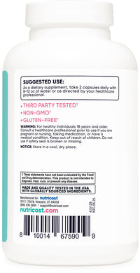 Thumbnail for Nutricost Cranberry Extract for Women 35,000mg Equivalent from 700mg of 50:1 Extract, 180 Capsules for 90 Servings – with Vitamin C, Uva Ursi & Dandelion Root, Vegan, GMO-Free & Gluten-Free