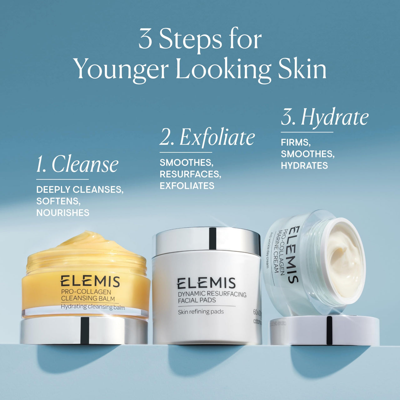 ELEMIS Pro-Collagen Marine Cream, Moisturizer for Face, Hydrating Cream for Dry Skin, Best for Aging Skin, Anti Aging Gel Moisturizer, Firming Facial Gel