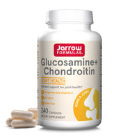Thumbnail for Jarrow Formulas Glucosamine + Chondroitin - 240 Capsules - Nutrient Support - Dietary Supplement for Joint Health - with Vitamin C & Manganese - 60 Servings