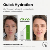 Thumbnail for Nature Republic Mild & Moisture Aloe Vera Watery Gel (2 PCS) | Hydrating & Moisturizing, Fast-Absorbing Non-Sticky, Aftersun & Aftershave Soothing Gel for Face & Hair, Korean Skincare, All Skin Types