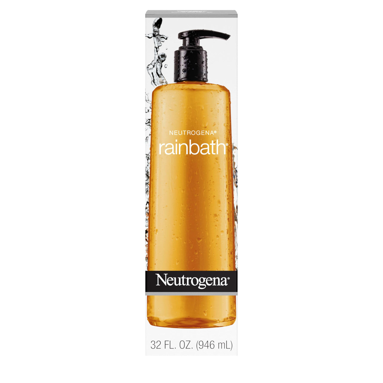 Neutrogena Rainbath Cleansing Shower & Bath Gel, Daily Moisturizing Body Wash Cleanser & Shaving Gel for Men & Women, Clean-Rinsing Creamy Lather for Softer & Smoother Skin, Original Scent, 32 fl. Oz