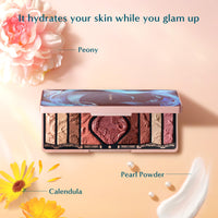 Thumbnail for FLORASIS Floral Engraving Phoenix Makeup Palette (04 Burgundy Sunset)