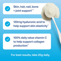 Thumbnail for Vital Proteins Collagen Peptides Powder Advanced with Hyaluronic Acid & Vitamin C, 20oz Collagen Protein, Unflavored, 27 Servings
