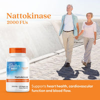 Thumbnail for Doctor's Best Nattokinase, Non-GMO, Vegan, Gluten Free, 270 Veggie Caps