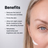 Thumbnail for Revision Skincare Firming Night Treatment, Hydrating Anti Aging Night Cream with Peptides for Dry Skin and Sensitive Skin, 1 oz